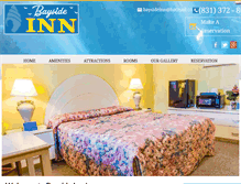 Tablet Screenshot of montereybaysideinn.com